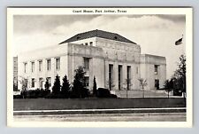 Port Arthur TX-Texas, Courthouse, Vintage Postcard picture