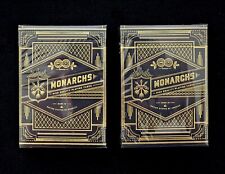 Monarchs Blue Playing Cards Set Theory 11. V1 and current version.  picture