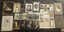 Lot 23 Vintage/Antique Photos of Ladies Women Girls 1910s 1920s 1930s B&W picture