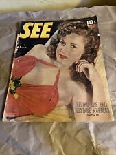 See Magazine Vol 2 #6 November 1943 Vintage Pat Starling Girl Photo Cover picture
