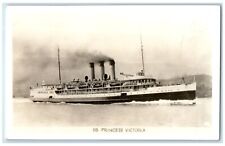 c1910's SS Princess Victoria Steamer Ship Canada RPPC Photo Vintage Postcard picture