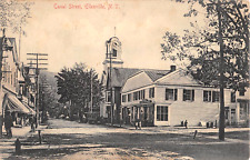 c.1910 Stores Canal St. Ellenville NY post card Ulster county picture