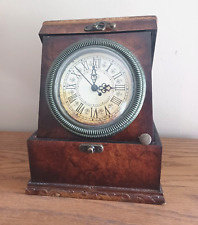 Vintage Wooden Treasure Box Clock picture