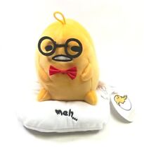 Gudetama The Lazy Egg Wearing Glasses Official Sanrio Plush With Tag 2020 Meh.. picture