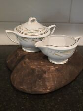 VTG Royal Jackson Autumn Creamer And Sugar Bowl With Lid picture
