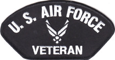 US AIR FORCE VETERAN (B) Embroidered Patches 2.75