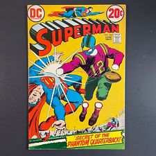 Superman 264 1st Steve Lombard Bronze Age DC 1973 Nick Cardy Football cover picture