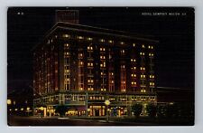 Macon GA-Georgia, Hotel Dempsey, Advertising, Antique, Vintage Souvenir Postcard picture