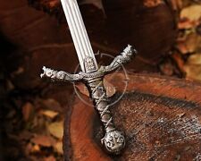 Medieval Paladin Crusader Knight Sword of Roland W/ Scabbard Battle Ready Swords picture
