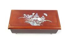 Vintage Westland Co. Musical Box Inlaid Top Jewelry Trinkets Made in Japan picture
