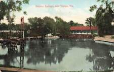 c1910 Dock Bath House Sulphur Springs Tampa Bay FL P411 picture