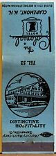 The Colonial Hotel Claremont NH New Hampshire Vintage Matchbook Cover picture