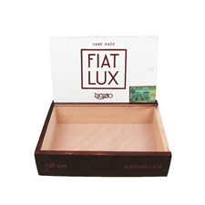 Fiat Lux Luciano Intuitions Empty Wooden Cigar Box 8.25