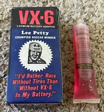 Vintage VX-6 Battery Additive, Lee Petty NASCAR Endorsed picture