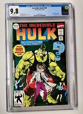 Incredible Hulk 393 CGC 9.8 - Green Foil - 1992 30th Anniversary - Stunning Art picture
