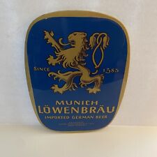 Vntg Munich Lowenbrau Imported German Beer Sign Made in German 14 1/4