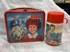 1981 Annie Lunch Box & Thermos * Vintage Unused Good *  Lunchbox tin kit picture