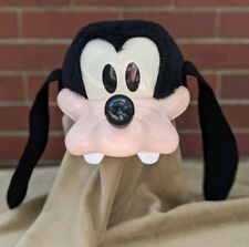 Vintage Disney Parks Goofy Snap Back Hat Plastic Hard Face Made In U.S.A. 1995 picture