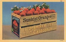 Sunkist Oranges Postcard California Oranges Advertisement Postmark 1948   O2* picture