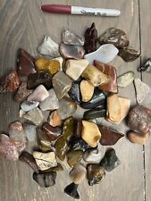 3lb Mixed Lot Polished Rocks - Tumbled Stones  Mix old stock e picture
