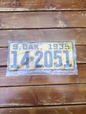 1935 South Dakota License Plate picture