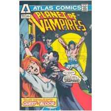 Planet of Vampires #2 in Very Fine condition. Atlas-Seaboard comics [o^ picture