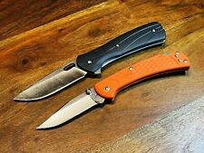 Buck USA 2012 Vantage Pro 345 + 2020 112 Slim Select Orange  Knives (Lot of 2) picture
