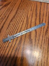 Machinist Pocket Ruler - National Machinery - Tiffin Ohio - stainless steel 6