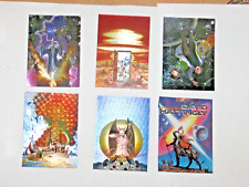1995 DAVID MATTINGLY FANTASY ART INSERT METALLIC STORM 6 CARD SET FPG WIZARDS picture