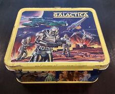 Vintage 1978 BATTLESTAR GALACTICA Aladdin Metal Lunchbox *NO THERMOS* Lunch Box picture