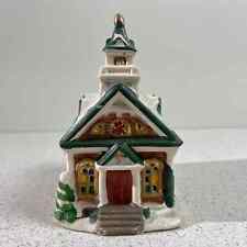 Windham Heights Old Church Christmas Village Miniature Building 2005 Light Up picture
