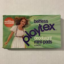 Vintage 1975 Playtex Beltless Deodorant Mini Pads 1 Count Feminine Hygiene 70s picture