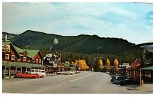 Postcard Grand Lake CO Colorado Main Street ~Early Fall Day, Pepsi Sign Café PC picture