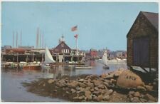 Rockport Ma Rockport Yacht Club 1964 Vintage Postcard Massachusetts picture