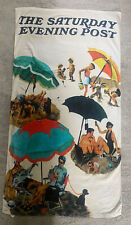 Vintage Saturday Evening Post Statue  Beach Towel picture
