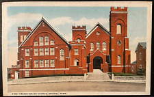 Vintage Postcard 1916 First Presbyterian Church, Bristol, Tennessee (TN) picture
