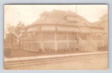 RPPC Covered Porch Home Frankford Station Flag Cancel Philadelphia PA Postcard picture