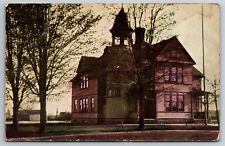 Vintage Postcard MI Tawas City High School c1910 -*4092 picture
