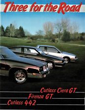 1985 Oldsmobile Cutlass 442 Ciera GT Firenza GT Poster Style Sales Brochure picture