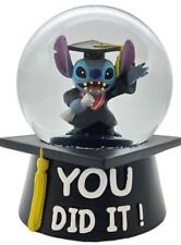 Disney Graduation 2024 Water Globe Stitch Plays Pomp & Circumstance picture