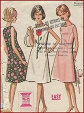 1960s Vtg Summer Dress w/Tulip Applique McCalls 7129 Pattern Sz 15-16   B 35 36 picture