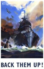Vintage Navy War Bond Poster 