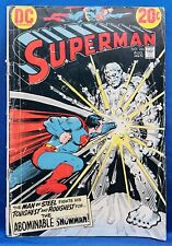 Superman #266 (1973) **MARK JEWELERS** - World of Krypton backup Story - GD/VG picture
