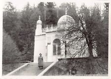 Old Photo Snapshot Woman In Front The Moorish Kiosk Linderhof Palace Germany 2A5 picture