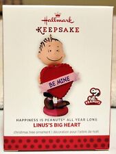 Hallmark 2014 Peanuts Ornament Linus's Big Heart NEW FAST SHIP picture