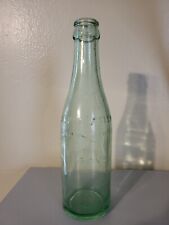 Vtg Glass Pluto Water Bottle America's Physic Water Devil Medicine Bottle Aqua picture