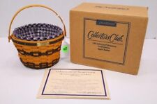 Longaberger J.W. Collection Miniatures 1998 Apple Basket in Orig Box picture