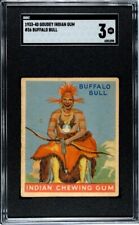 1933 GOUDEY INDIAN GUM #36 BUFFALO BULL SGC 3 VG Non-Sport Trading Card picture