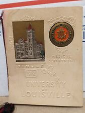 1912 University Of Louisville Medical Department Commencement Program Kentucky  picture