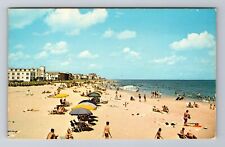Virginia Beach VA- Virginia, Scenic View Of Beach Area, Antique Vintage Postcard picture